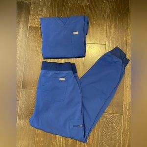 Blue FIGS Jogger Set